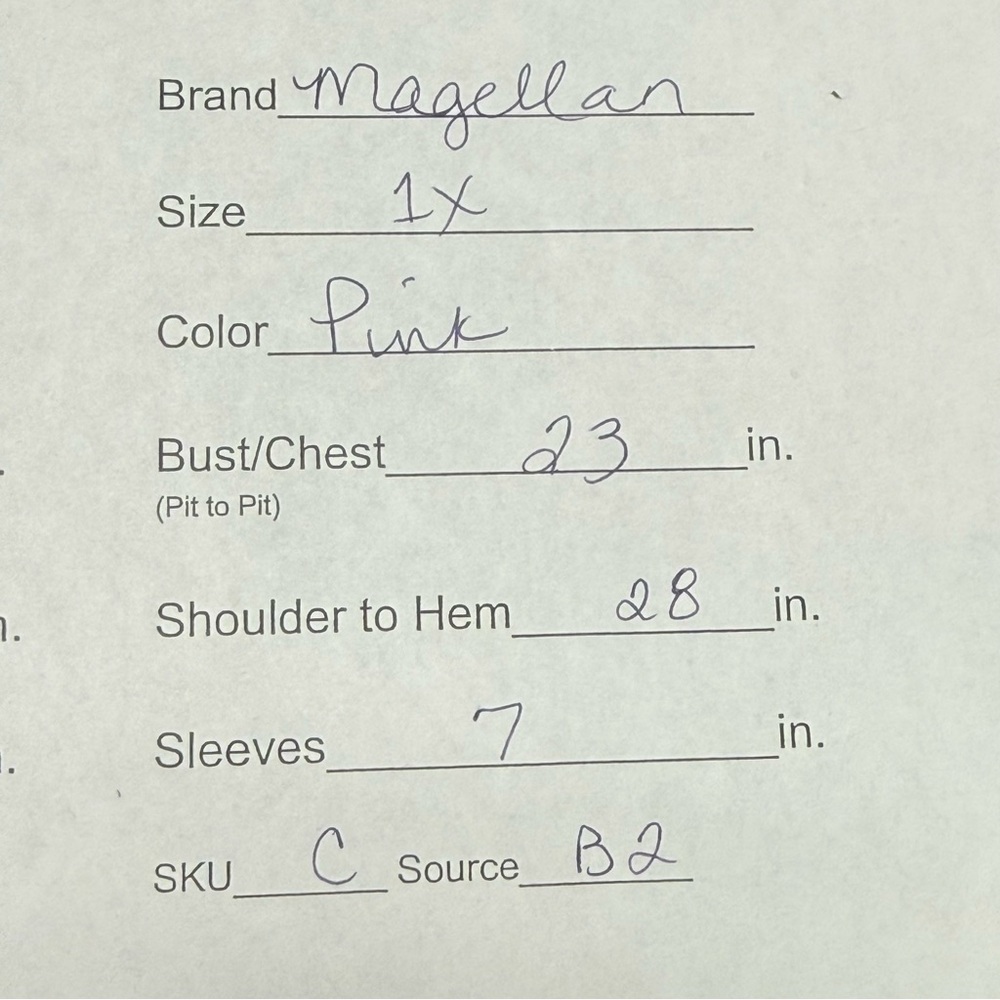 Magellan Pink Fishing Shirt 1X Classic Fit Button Outdoor Top - Picture 8 of 8